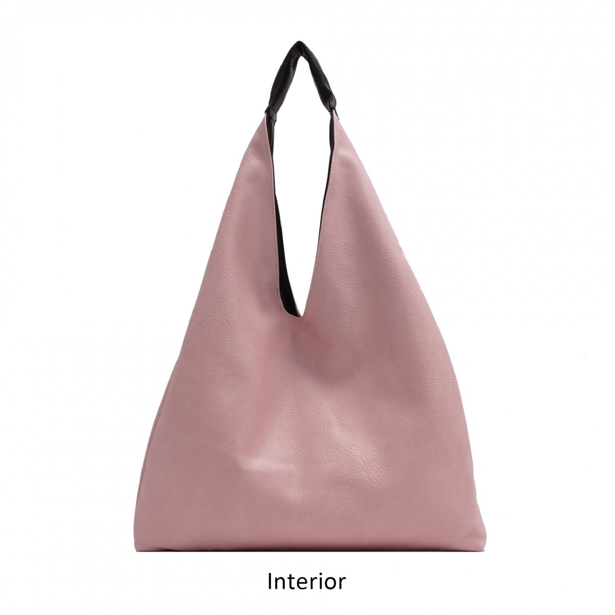 Cecilia 2-in-1 Reversible Hobo - Black / Pale Pink